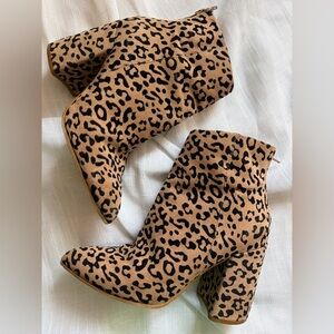 STEVE MADDEN | Leopard Print Tolerate Booties